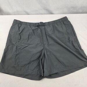 Columbia Mens Omni-Shade Lined Shorts Casual Flat Front Gray Size Lg E47